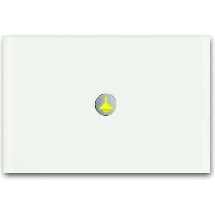 ABB Stotz S&J - Bussystem-Tastsensor Bedienteil 6340-811-101-500 1-fach Weißglas