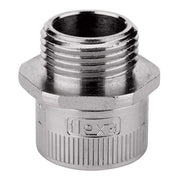 Flexa - Metall-Schutzschlauch-Verschraubung Metallverschraubung gerade LIF-M, AD14-M16 AD 14, M 16 x 1,5 − 50 Stück
