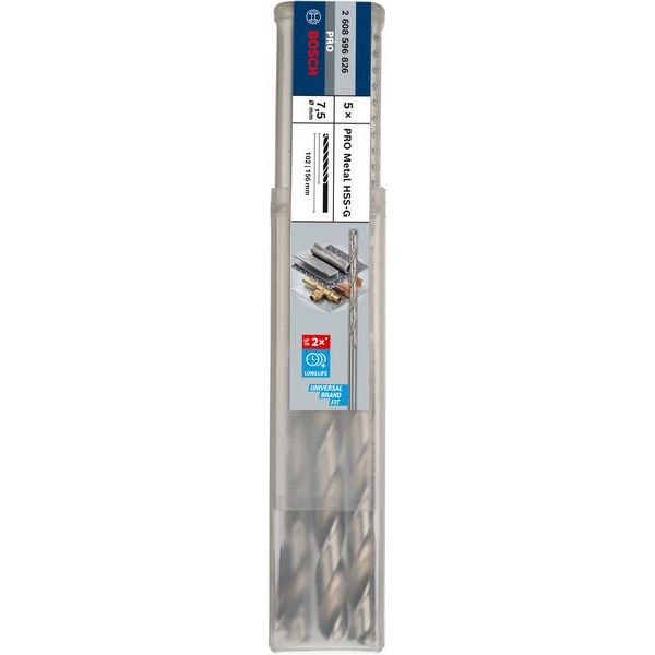 Bosch - Bohrer PRO Metal HSS-G 2608596826 Spiralbohrer 7,5 x