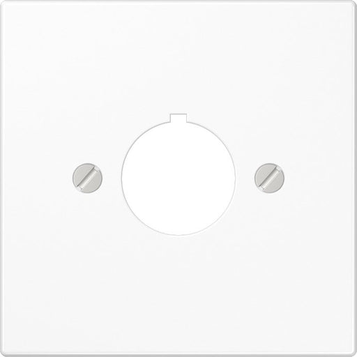 Jung - Einsatz/Abdeckung für Kommunikationstechnik Abdeckung aws LS 964 WW für Befehlsgeräte