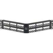 Panduit - Patchpanel Kupfer Patch-Panel CPA48BLY 48-Ports gewinkelt