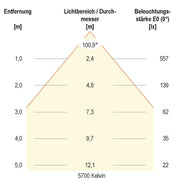 EVN Lichttechnik - Downlight/Strahler/Flutlicht LED-Downlight IP54 LN54150125 dimmbar