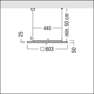 Zumtobel Group - Decken-/Wandleuchte LED-Pendelleuchte LF3D/I5900 #42933301 840