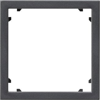 Gira - Übergangsadapter für Installationsschalterprogramme Zwischenplatte 45x45 anth 028328 System55