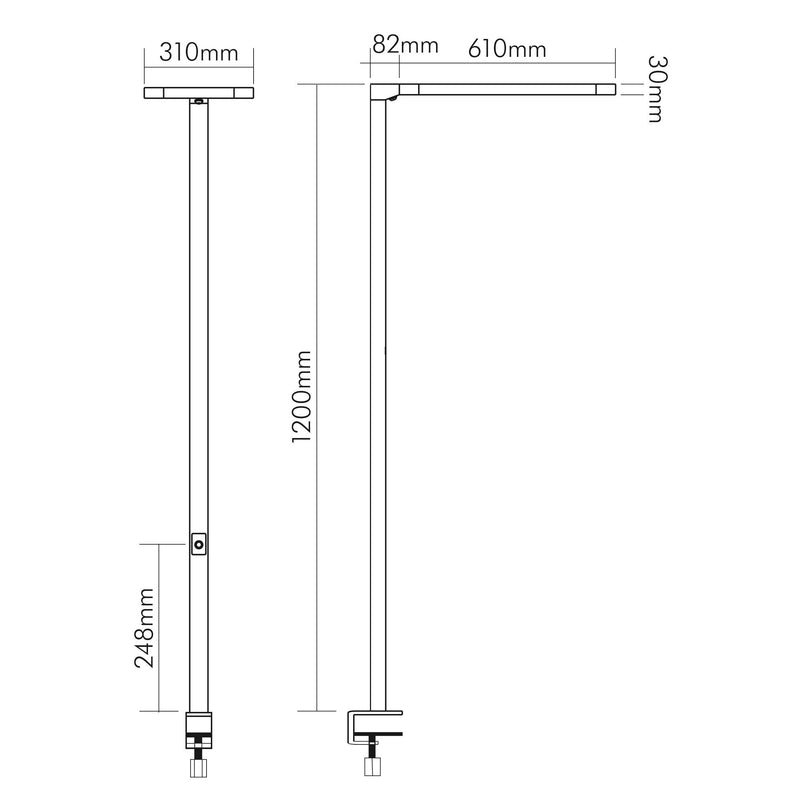 Nobile - Stehleuchte LED-Leuchte 1751325526 840 dimmbar