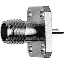 Telegärtner - Koax-Steckverbinder SMA-Einbaubuchse AU 100024709 MIT FLANSCH − 5 Stück