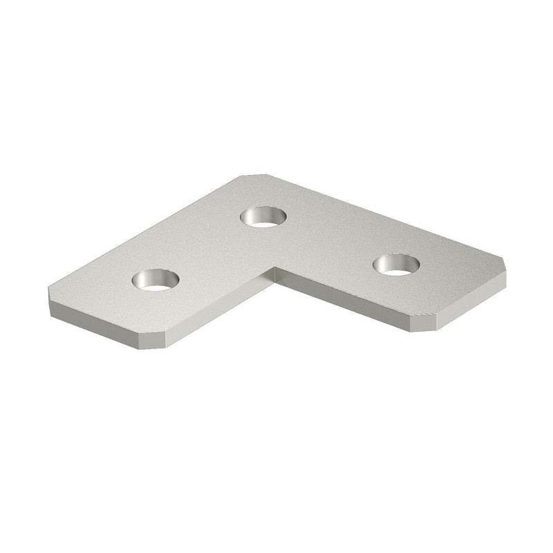OBO Bettermann - Verbinder für Stiel/Profilschiene Verbindungsplatte GMS 3 VP L A2 90x90x40x4mm − 10 Stück