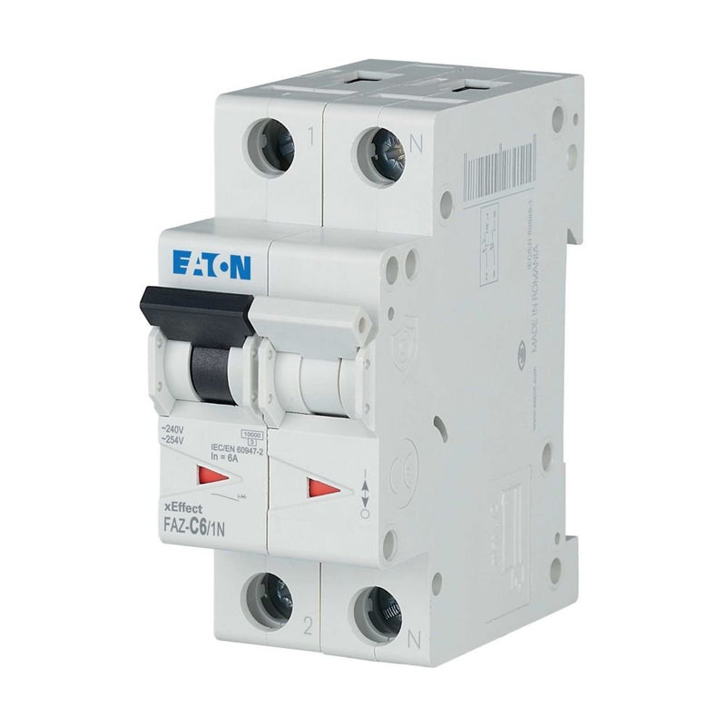 Eaton - Leitungsschutzschalter FAZ-C6/1N C 6A, 1p+N