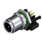 Weidmüller - Rundsteckverbinder, Einbau (PCB) Stecker SAIE-M12SB-4-H10TL M12 − 10 Stück