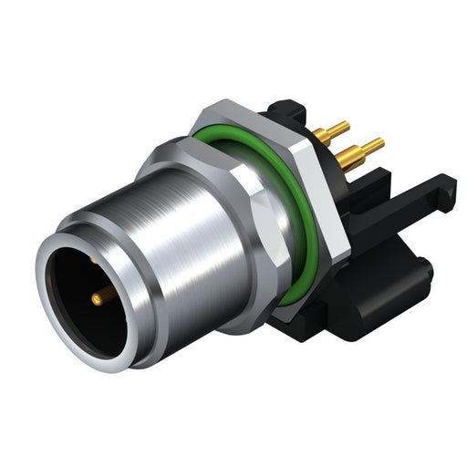 Weidmüller - Rundsteckverbinder, Einbau (PCB) Stecker SAIE-M12SB-4-H10TL M12 − 10 Stück