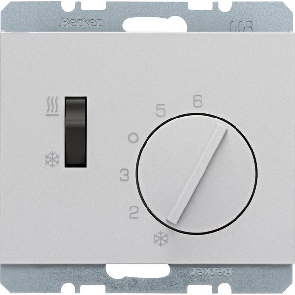 Berker - Raumthermostat Raumtemperaturregler 20297103 K.5, alu mt