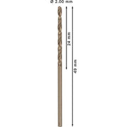 Bosch - Bohrer PRO Stainless Steel HSS-Co 2608585874 Spiralbohrer 2 x 24