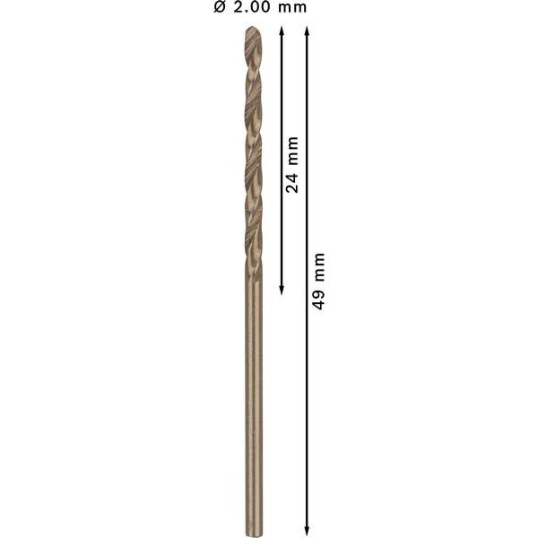 Bosch - Bohrer PRO Stainless Steel HSS-Co 2608585874 Spiralbohrer 2 x 24