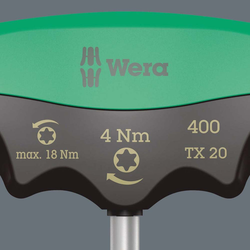 Wera - Innensechskant-Schraubendreher TX Drehmomentindikator 5005090001 TX 20x60 4Nm