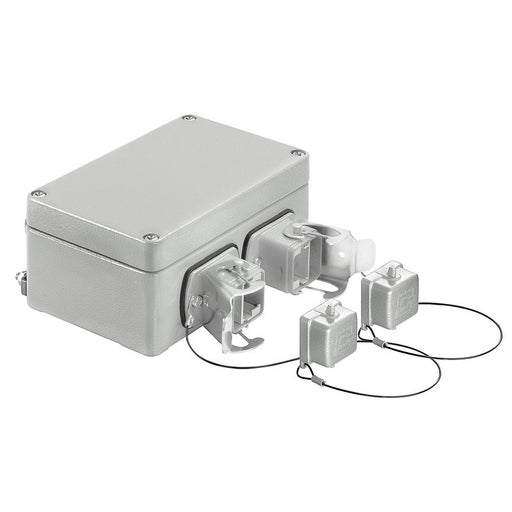 Weidmüller - Gehäuse/Schaltschrank (leer) Flanschdose 2Port IE-OM-V05M-K21-2S gerade