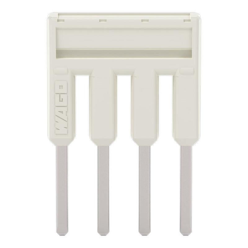WAGO - Querverbinder/Brücker für Reihenklemme Kammbrücker 2000-404 4fach lgr − 25 Stück