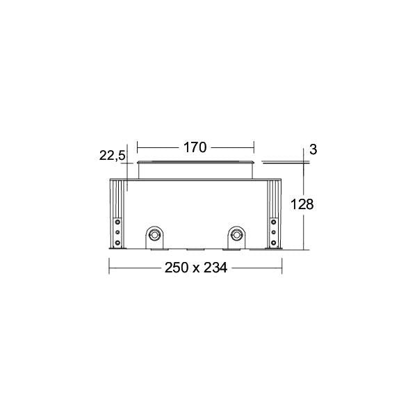 Brumberg Leuchten - Bodeneinbauleuchte LED-Bodeneinbauleuchte 14667223 3000K, edelstahl