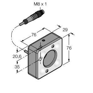 Turck - Lichttechnisches Zubehör/Ersatzteile für Leuchten Ringleuchte LEDIR70XD5-XM Bildverarbeitung