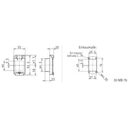 Bals Elektrotech - Zubehör/Ersatzteile für CEE-Steckvorrichtungen (IEC 60309) BET. KLAPPE 2 TE 5881 BER.SCHUTZ SCHR