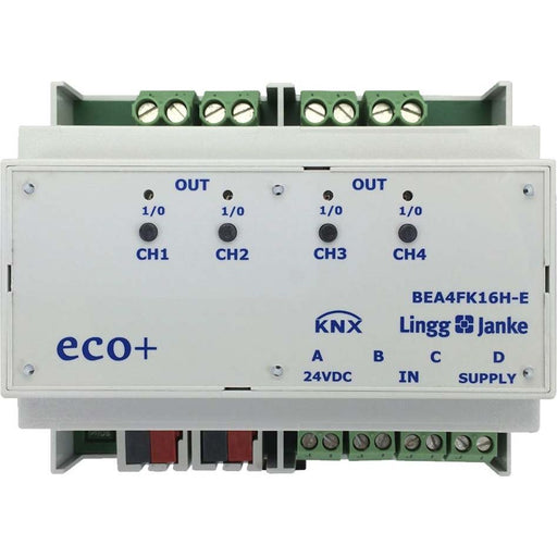Lingg&Janke - Bussystem-Kombi I/O Gerät Binär-Ein/-Ausgang quick BEA4FK16-Q 4-fach 16A C-Last