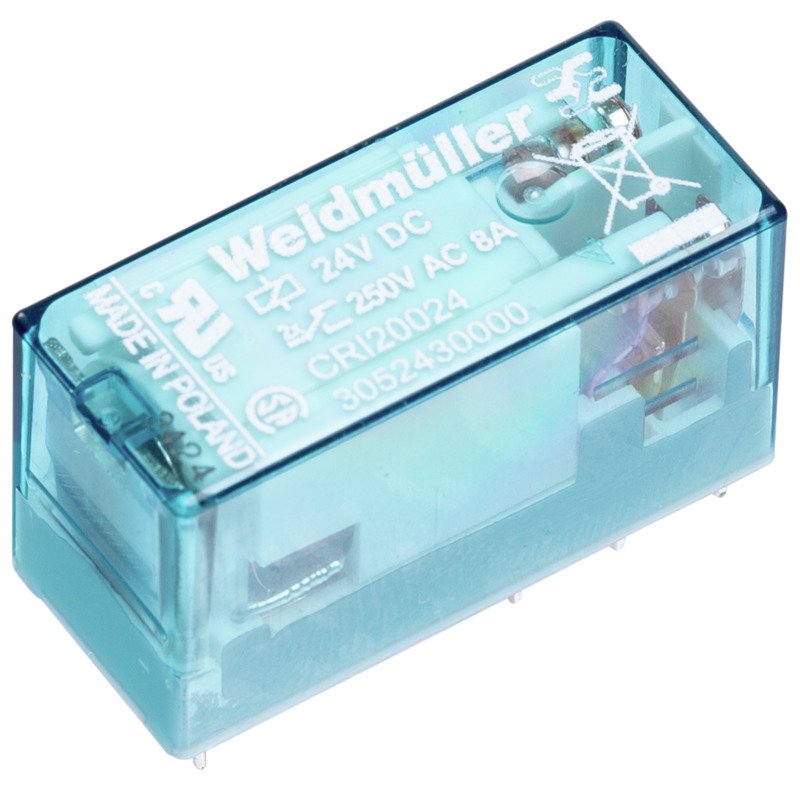 Weidmüller - Schaltrelais Mini-Industrierelais CRI20012 12 V DC − 10 Stück