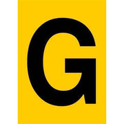 Jahn - Kennzeichnungsmaterial Zahlen+Buchstaben 06/050-G gelb − 10 Stück