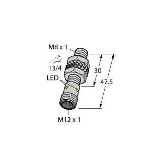 Turck - Induktiver Näherungsschalter Sensor BI3U-EM08-AP6X-H1341 induktiv − 1 Stück