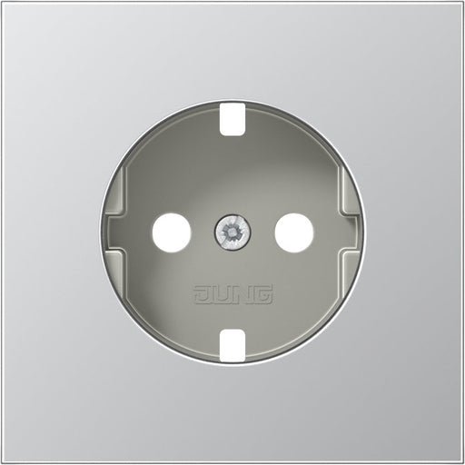 Jung - Abdeckung/Bedienelement für Installationsschalterprogramme Zentralplatte AL 1520 PL f. SCHUKO-Steckdose