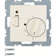 Berker - Raumthermostat Raumtemperaturregler 24 V 20318982 mit Öffner, Zentrals