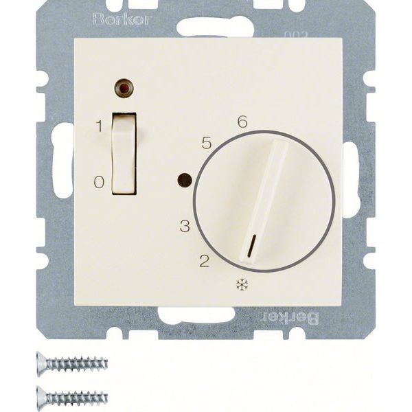 Berker - Raumthermostat Raumtemperaturregler 24 V 20318982 mit Öffner, Zentrals