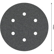 Bosch - Schleifpapier/Schleifvlies PRO F355 Schleifblatt, 150 2608605124 mm, G80, 5-tlg