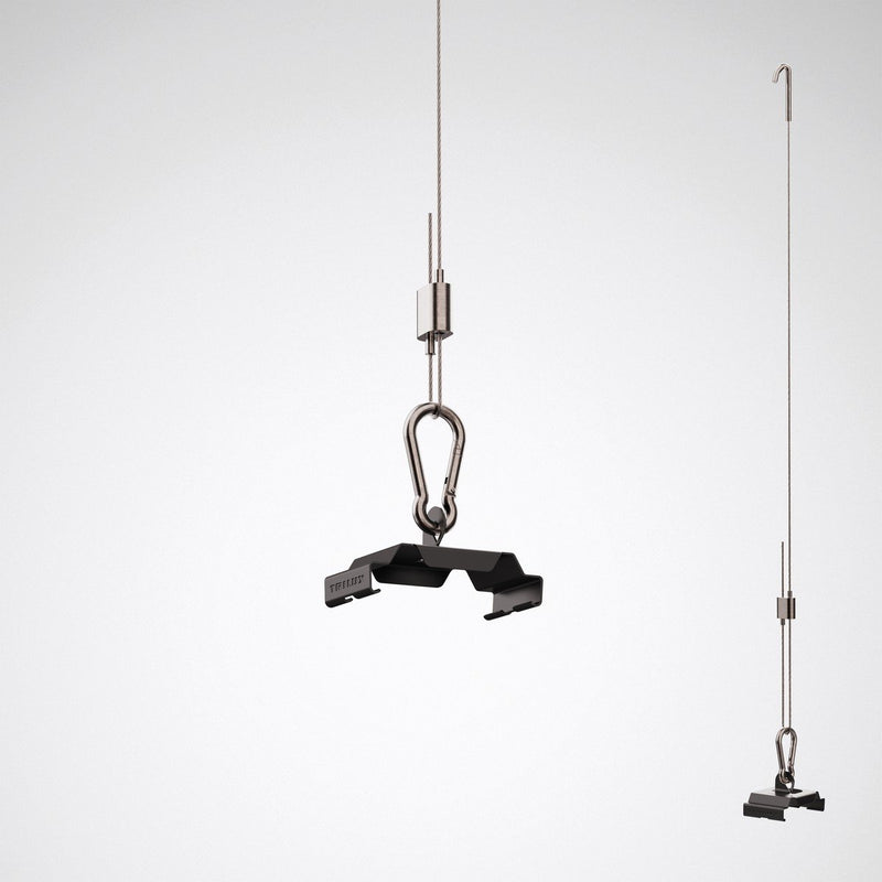 Trilux - Mechanisches Zubehör/Ersatzteile für Leuchten Seilabhängung A01DSXT/5000 078 05 schwarz