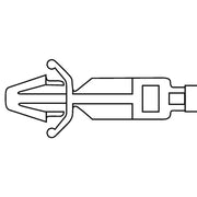 HellermannTyton - Kabelbinder Befestigungsbinder NT 411 126-00163(1000) schwarz 1000 Stck − 1000 Stück