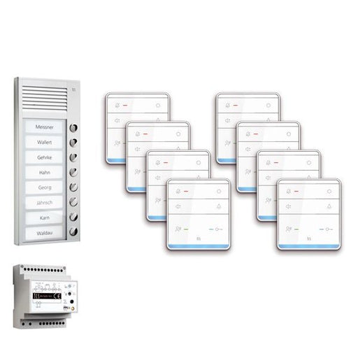 TCS Tür Control - Türsprech-Set pre:pack Audio AP 8WE PPAF08-EN/01 m.Außenstation PAK