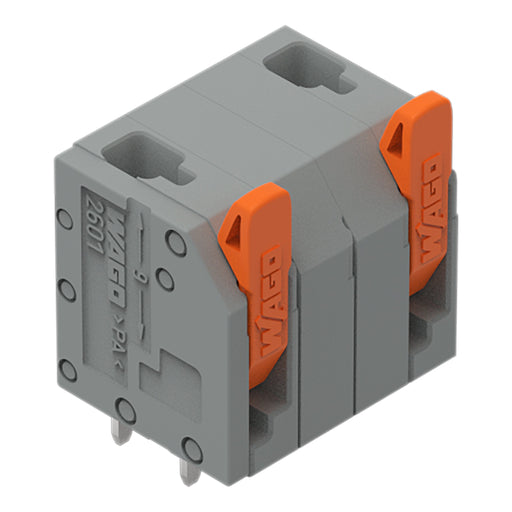 WAGO - Leiterplattenklemme 2601-3502 1,5mm²,gr − 120 Stück