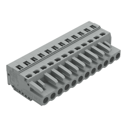 WAGO - Kabelsteckverbinder für Leiterplattensteckverbinder Federleiste 231-112/026-000 12pol., 5mm ger. − 25 Stück