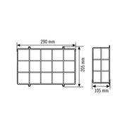 ESYLUX - Mechanisches Zubehör/Ersatzteile für Leuchten Schutzkorb SLE24BASKETGUARDWALL für SLE 100