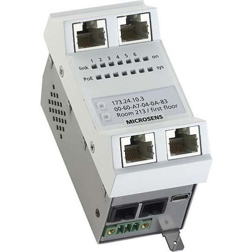 Microsens - Netzwerk Switch Installations-Switch MS450186PM-48G6+ 6-Port Gigabit Ether