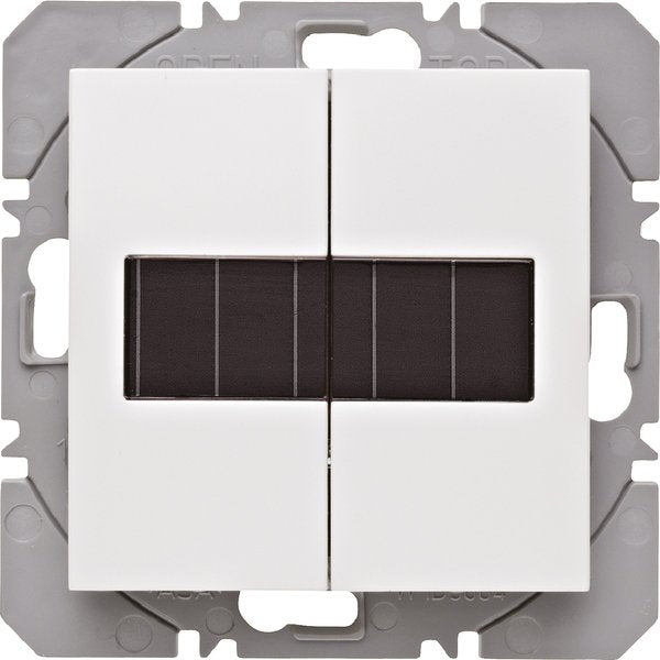 Berker - Bussystem-Hand-/Wandsender KNX-Funk Wandsender 2fach 85656189 polarweiß glänzend