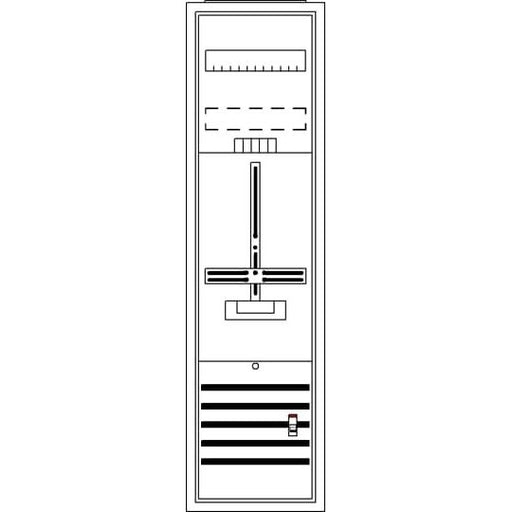 Striebel&John - Zähler-Komplettschrank Komplettschrank DA17GA APDreipunkt, A17 1Z