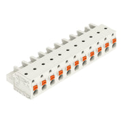 WAGO - Kabelsteckverbinder für Leiterplattensteckverbinder 1-Leiter-Federleiste 2721-211/026-000 Push-inCAGECLAMP,lgr − 25 Stück