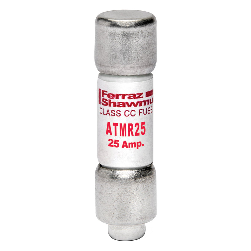 Mersen - Zylindrische Sicherung Sicherungseinsatz Class CC ATMR25 F 10x38 25A − 10 Stück