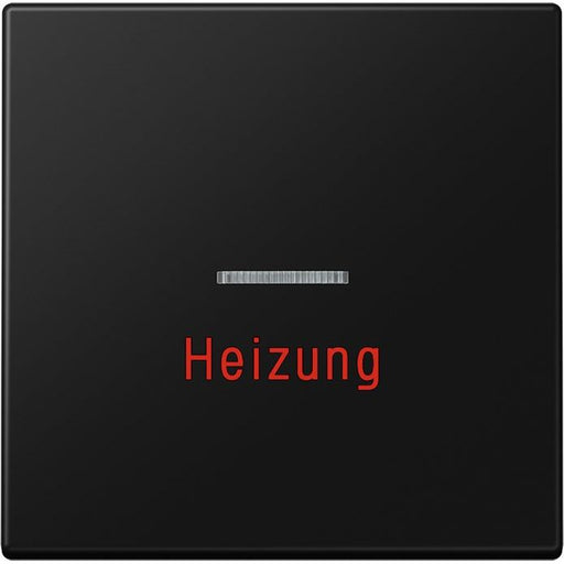 Jung - Abdeckung/Bedienelement für Installationsschalterprogramme Wippe 1-fach LS 990 H SWM graphitschwarz matt