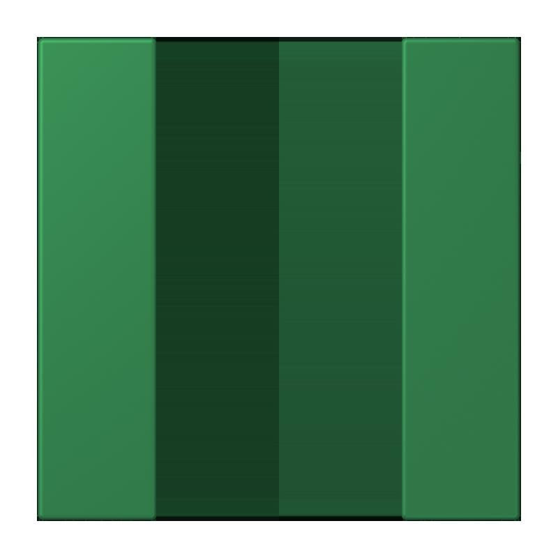 Jung - Abdeckung/Bedienelement für Installationsschalterprogramme Tastensatz 1fach LC 501 TSA 219 vert fonce