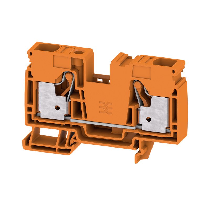 Weidmüller - Durchgangs-Reihenklemme Klemme A2C 16 OR PUSH IN, 16 mm² − 20 Stück