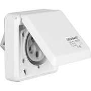 Berker - CEE-Steckdose (IEC 60309) CEE-Steckdose 5-polig Eb 578501 16A m.Klappdeckel