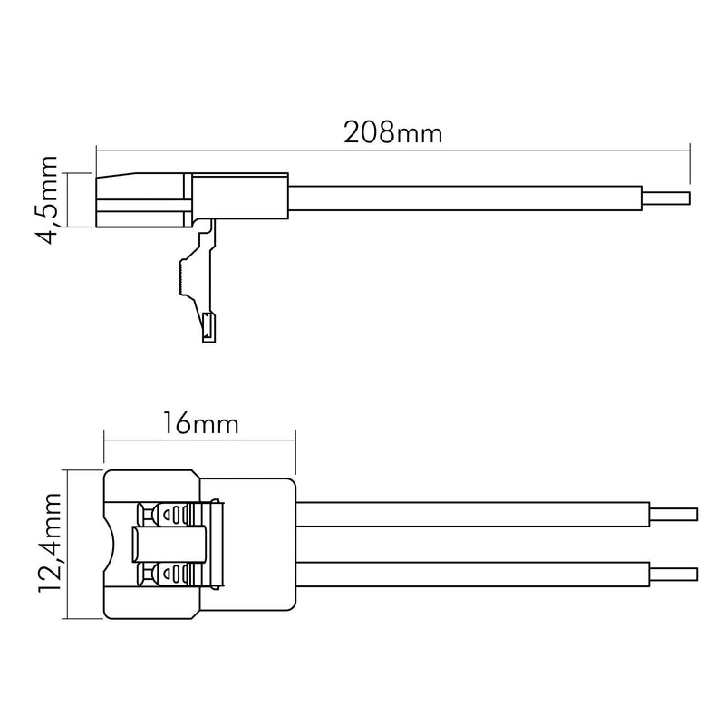 Nobile - Zubehör/Ersatzteile für Lichtschlauch/-band Anschlußkabel 5er Set 5011510055