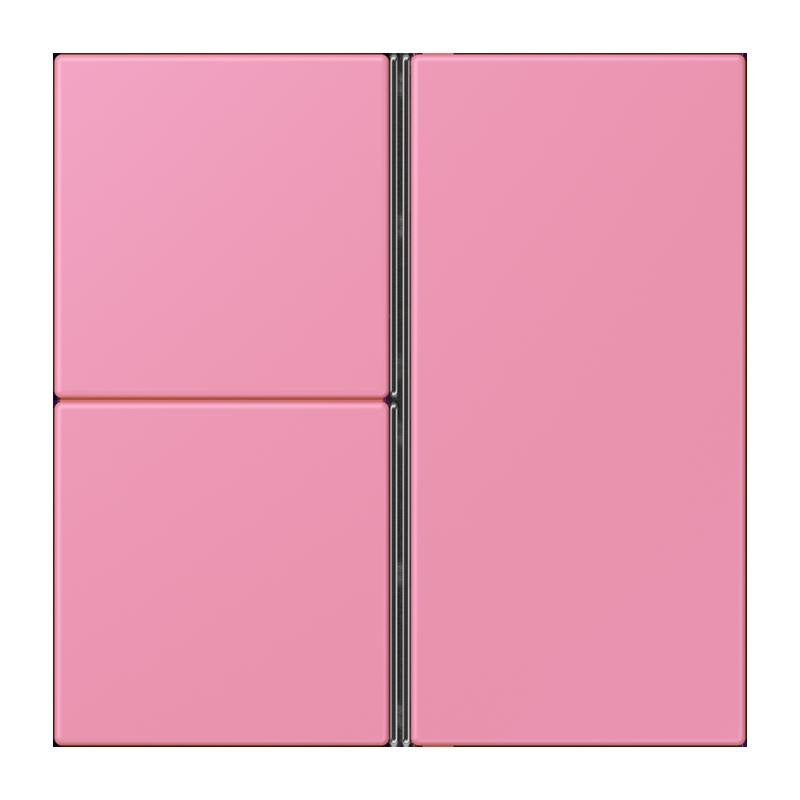 Jung - Abdeckung/Bedienelement für Installationsschalterprogramme Tastensatz 3fach LC 403 TSA 246 rose vif