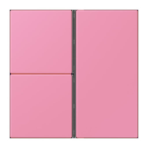 Jung - Abdeckung/Bedienelement für Installationsschalterprogramme Tastensatz 3fach LC 403 TSA 246 rose vif