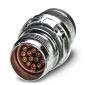 Phoenix Contact - Rundsteckverbinder, feldkonfektionierbar (Industriesteckverbinder) Gerätesteckverbinder ST-17S1N8A6100S Vorderwand
